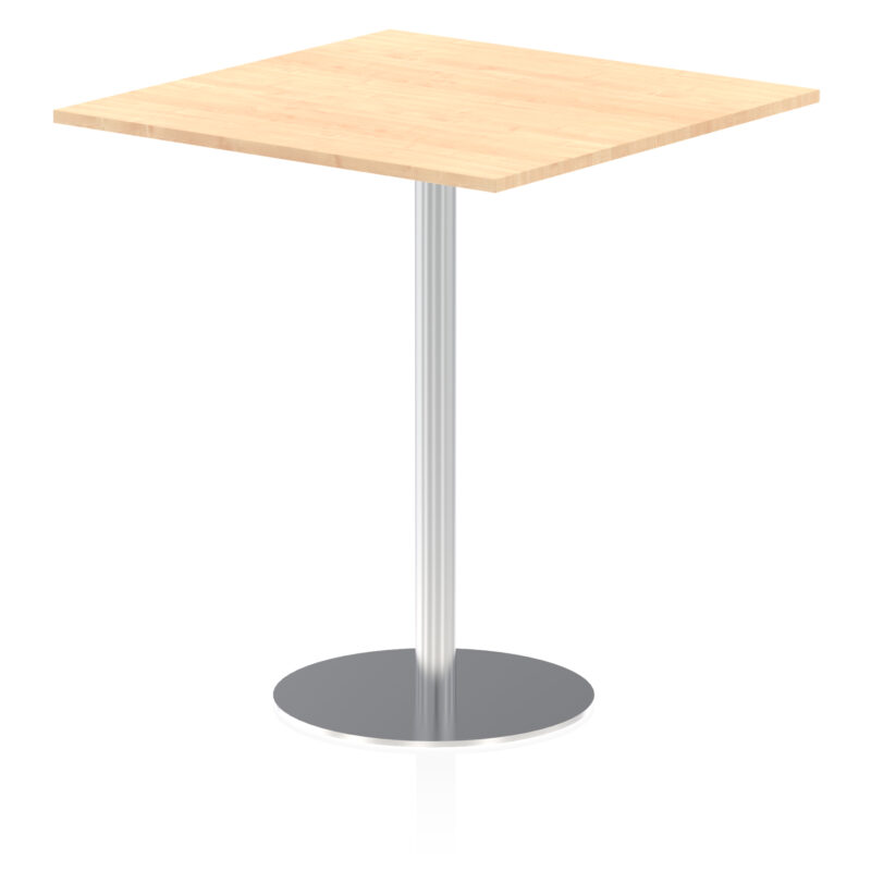 Roma Square Poseur Table Silver Leg - Image 34