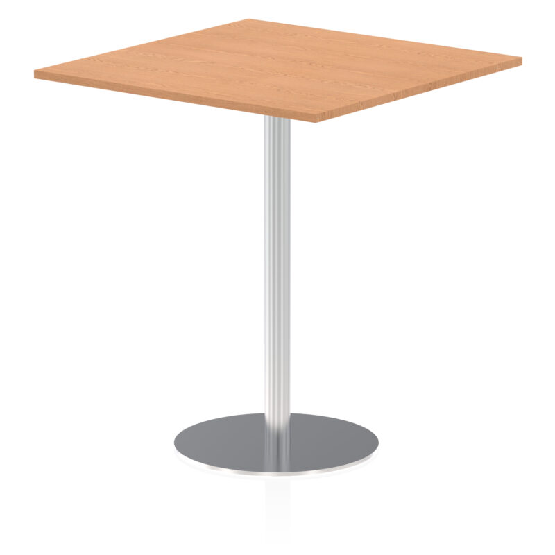 Roma Square Poseur Table Silver Leg - Image 35