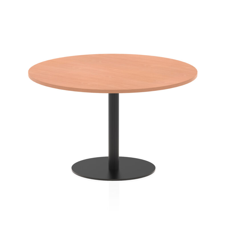 Roma Round Poseur Table Black Leg - Image 37