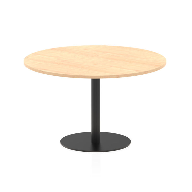 Roma Round Poseur Table Black Leg - Image 40