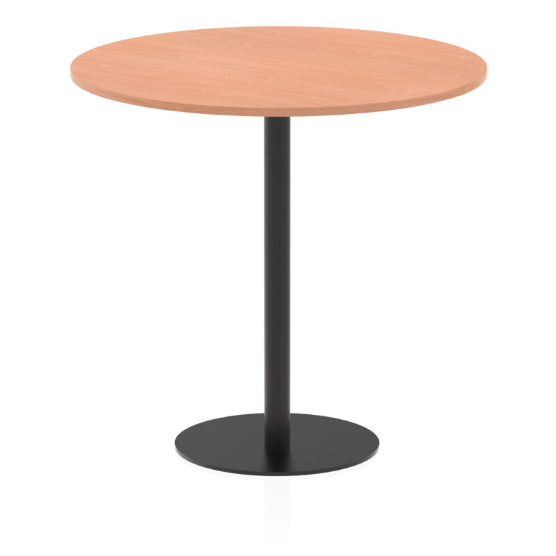 Roma Round Poseur Table Black Leg - Image 43