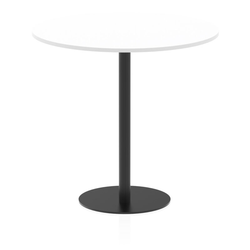 Roma Round Poseur Table Black Leg - Image 45