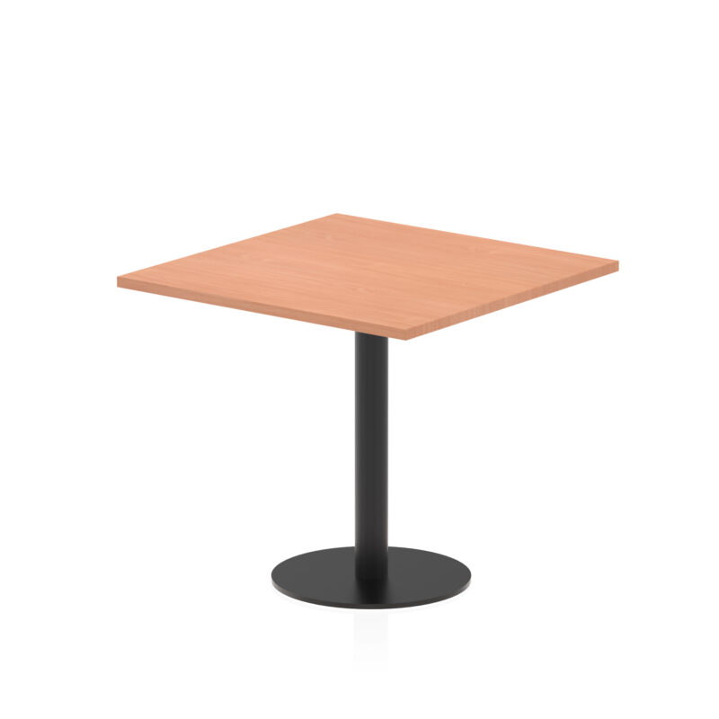Roma Square Poseur Table Black Leg - Image 13