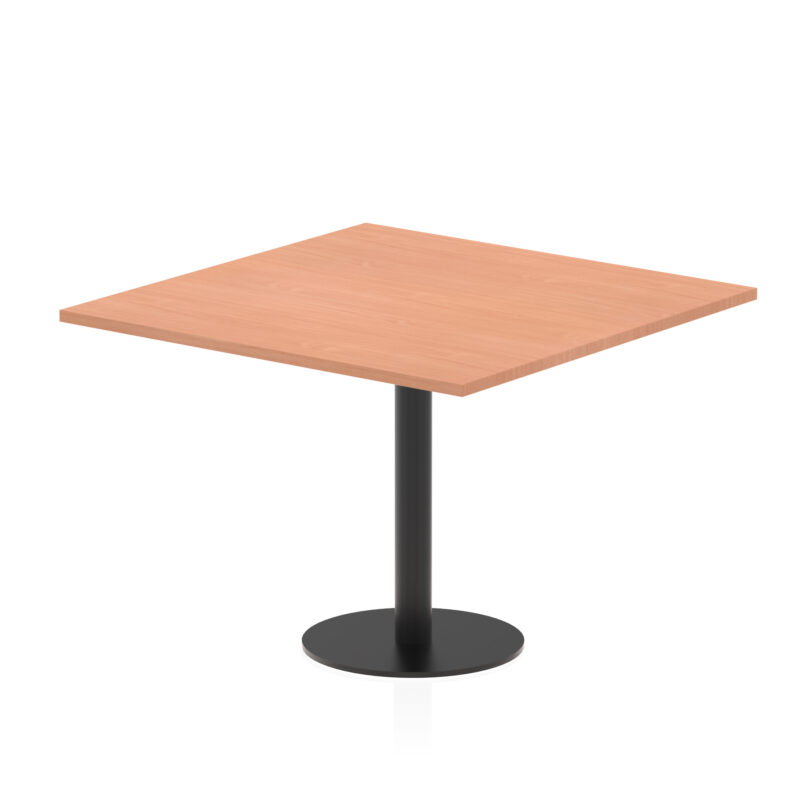 Roma Square Poseur Table Black Leg - Image 25