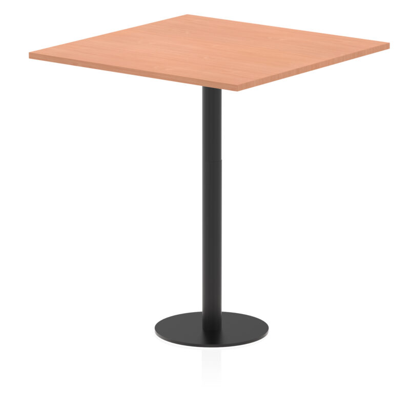 Roma Square Poseur Table Black Leg - Image 31