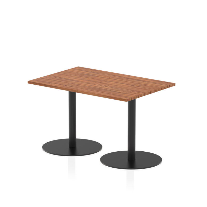 Roma Rectangular Poseur Table Black Leg - Image 2