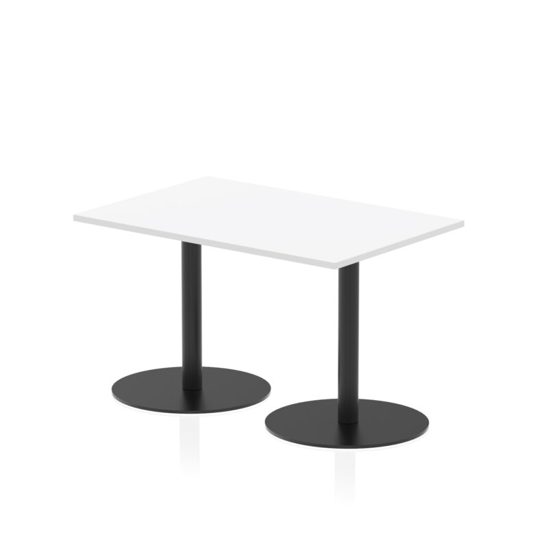 Roma Rectangular Poseur Table Black Leg - Image 3