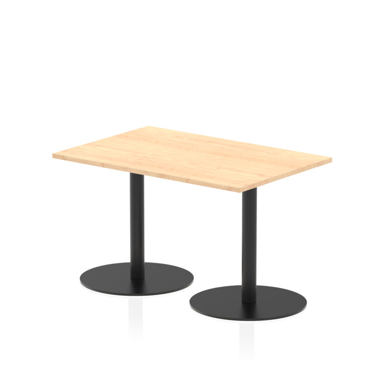 Roma Rectangular Poseur Table Black Leg - Image 4