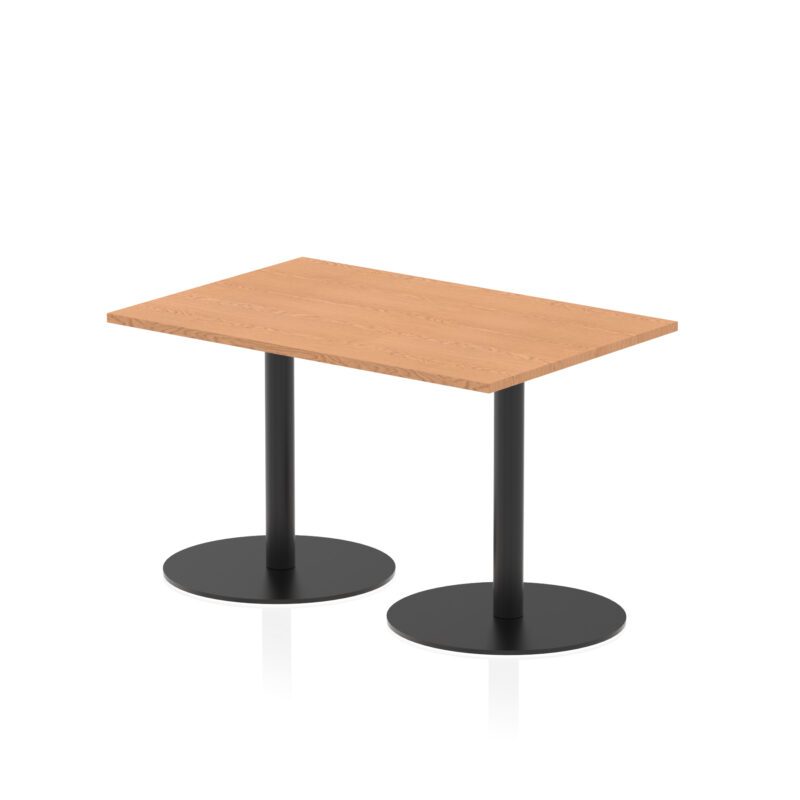 Roma Rectangular Poseur Table Black Leg - Image 5