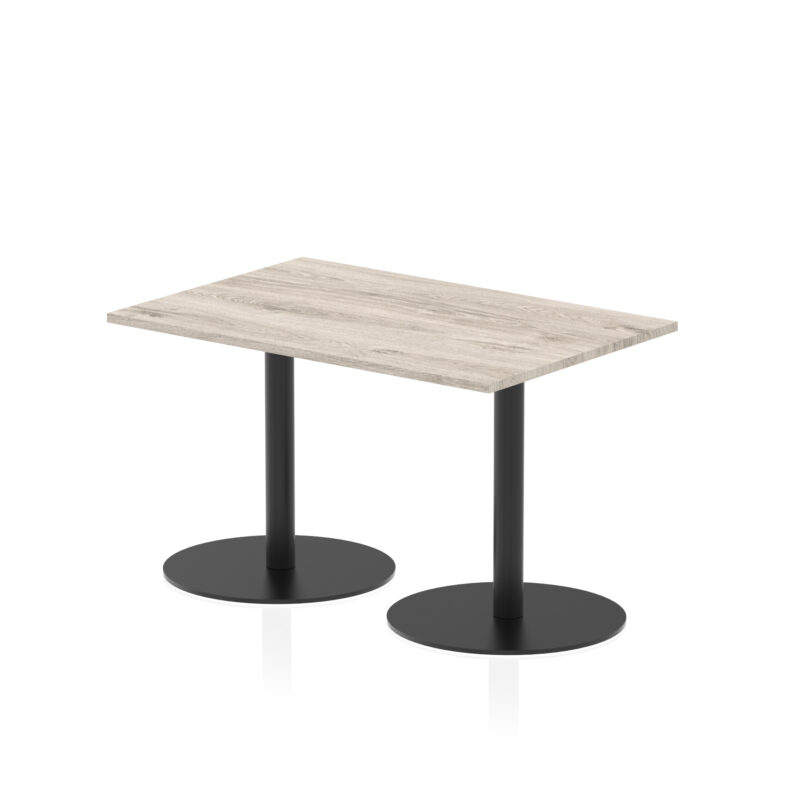 Roma Rectangular Poseur Table Black Leg - Image 6
