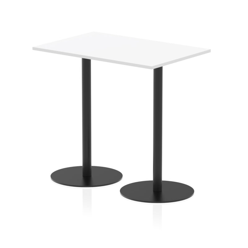 Roma Rectangular Poseur Table Black Leg - Image 9
