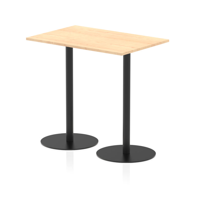 Roma Rectangular Poseur Table Black Leg - Image 10