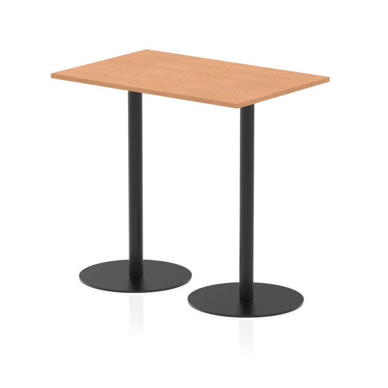 Roma Rectangular Poseur Table Black Leg - Image 11