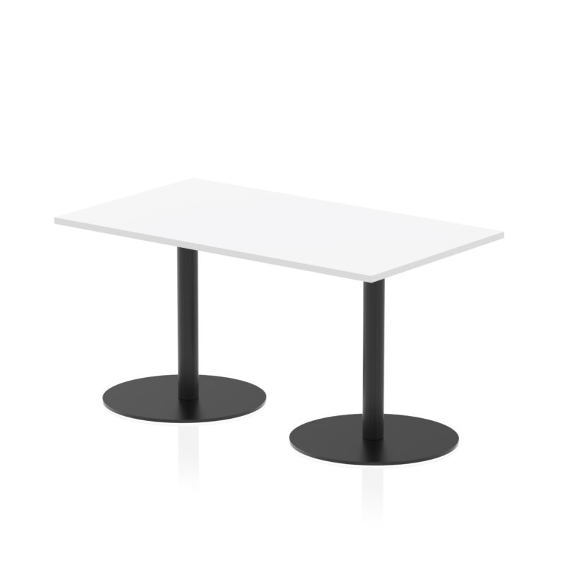 Roma Rectangular Poseur Table Black Leg - Image 15