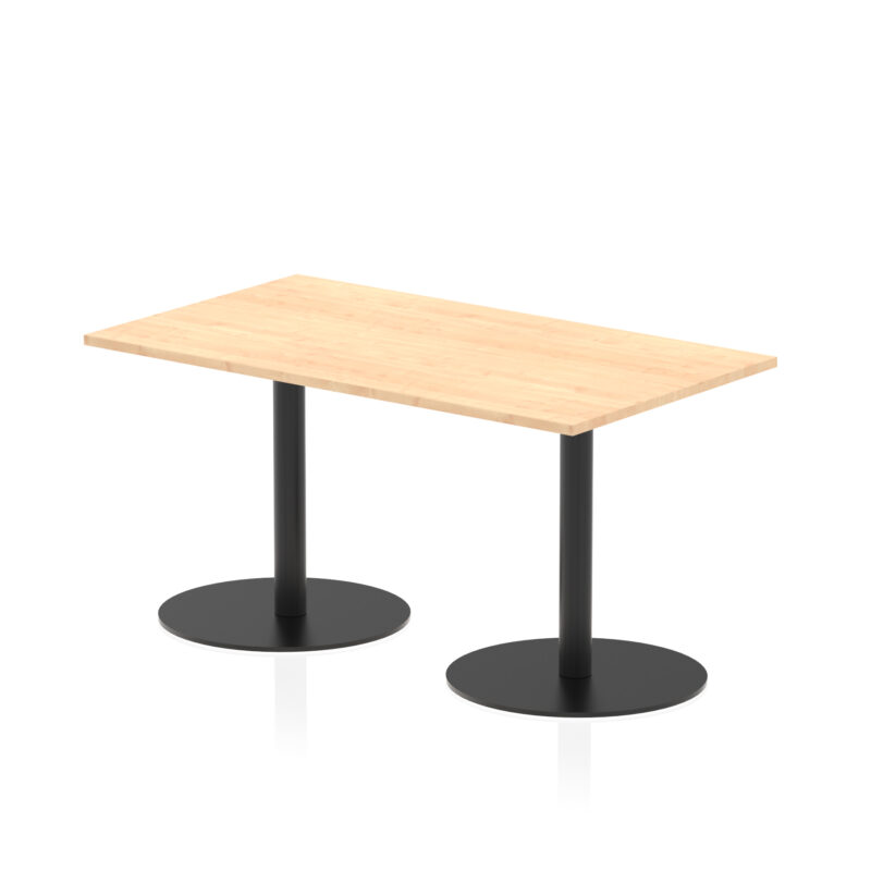 Roma Rectangular Poseur Table Black Leg - Image 16