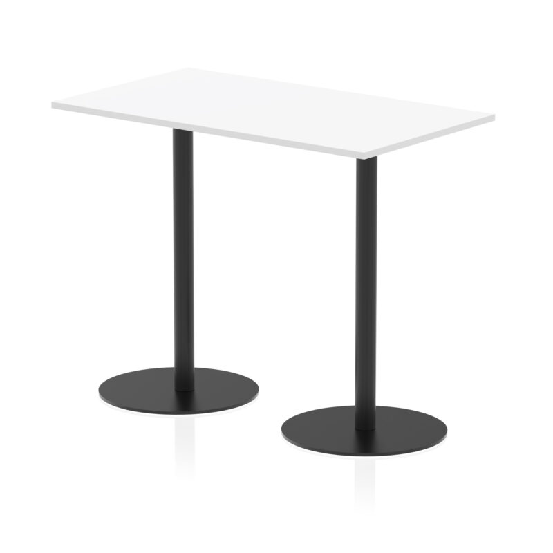 Roma Rectangular Poseur Table Black Leg - Image 21