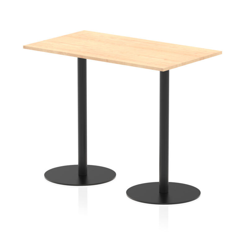 Roma Rectangular Poseur Table Black Leg - Image 22