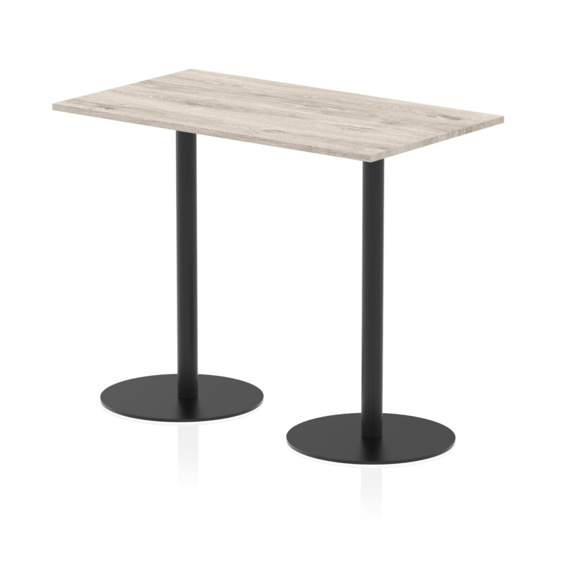 Roma Rectangular Poseur Table Black Leg - Image 24
