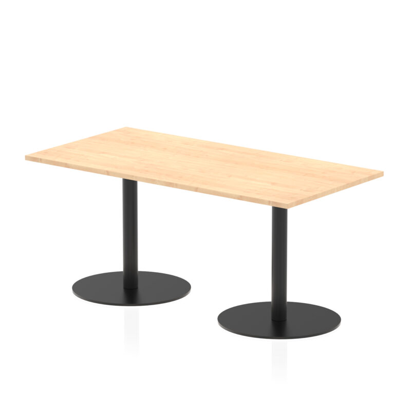 Roma Rectangular Poseur Table Black Leg - Image 28