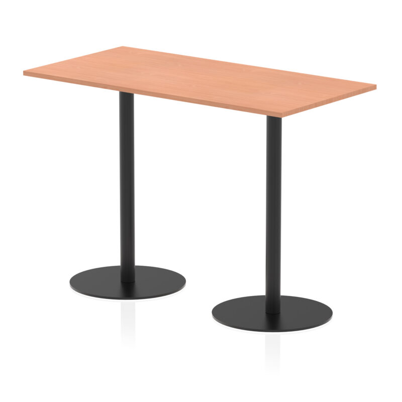 Roma Rectangular Poseur Table Black Leg - Image 31