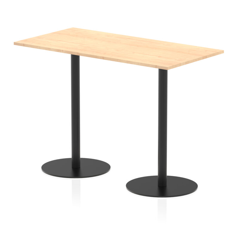Roma Rectangular Poseur Table Black Leg - Image 34