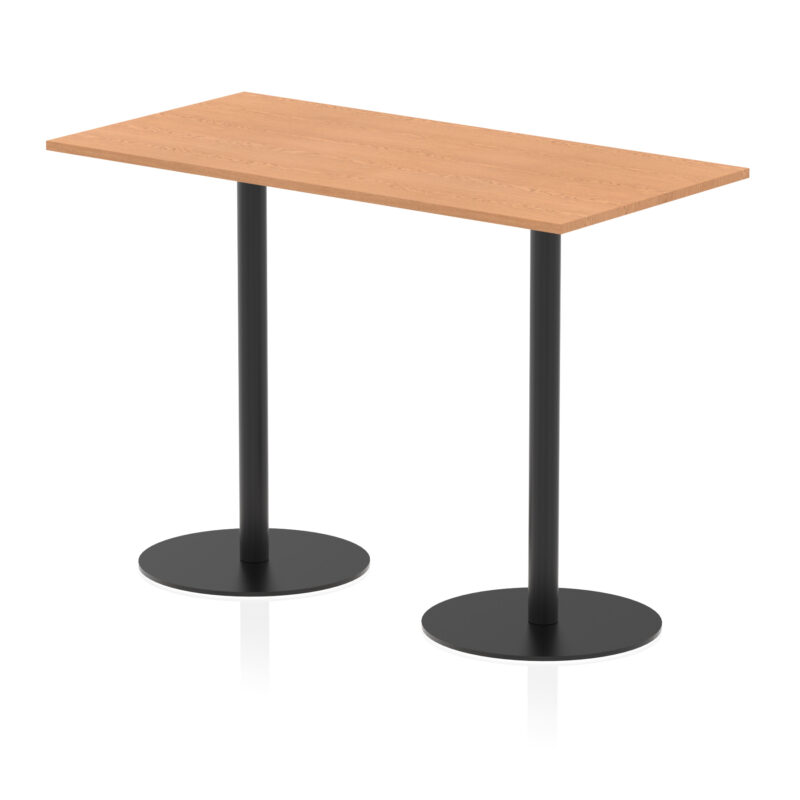 Roma Rectangular Poseur Table Black Leg - Image 35