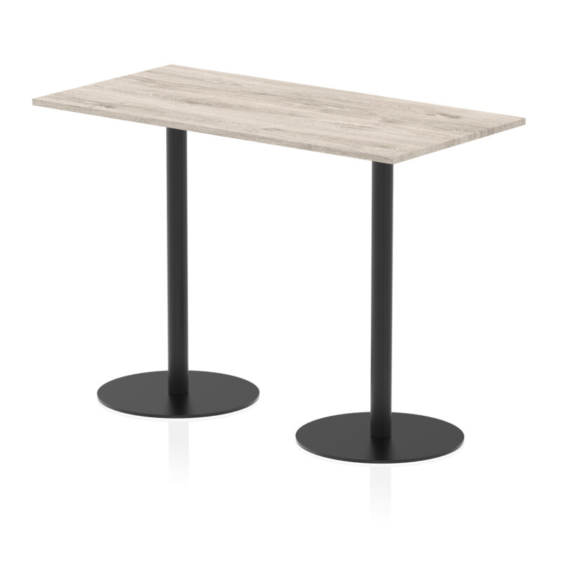Roma Rectangular Poseur Table Black Leg - Image 36
