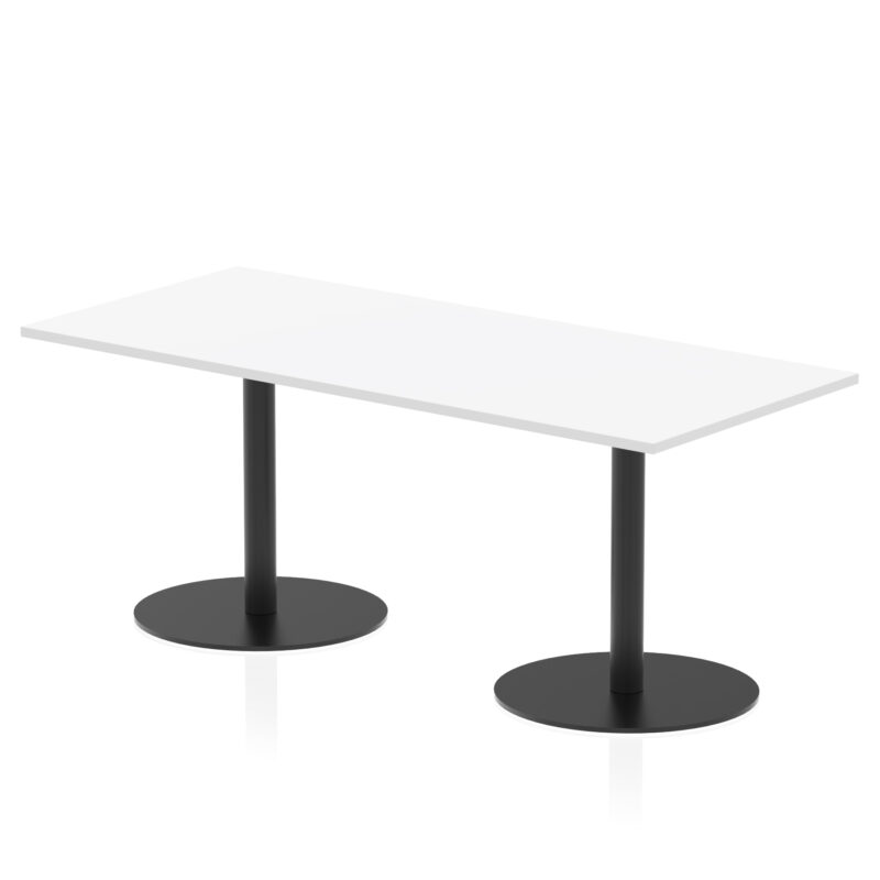 Roma Rectangular Poseur Table Black Leg - Image 39