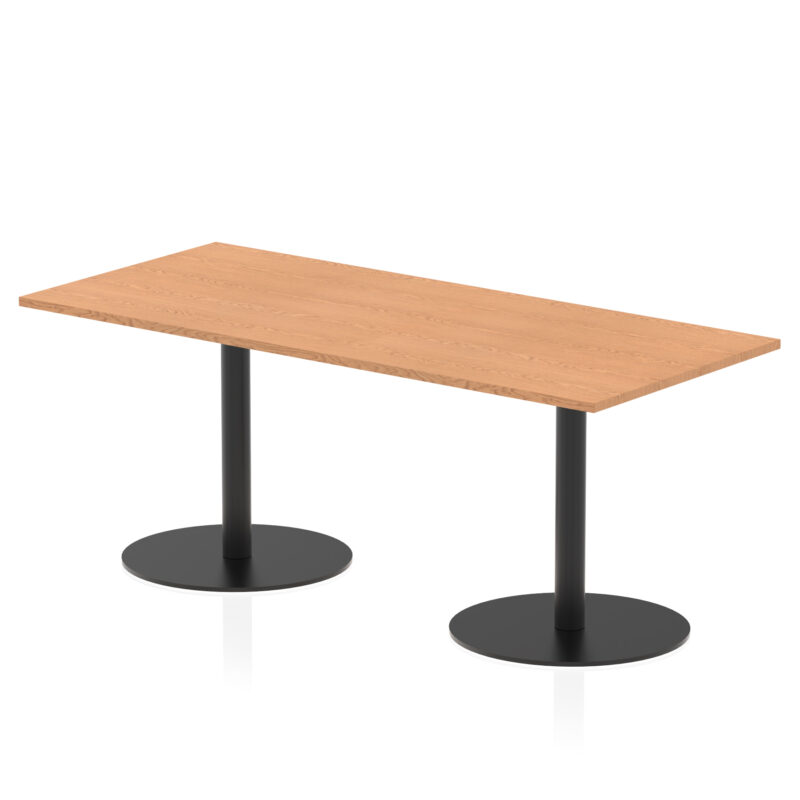 Roma Rectangular Poseur Table Black Leg - Image 41