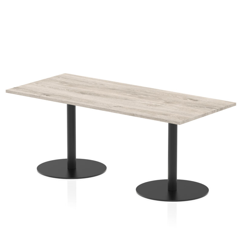Roma Rectangular Poseur Table Black Leg - Image 42