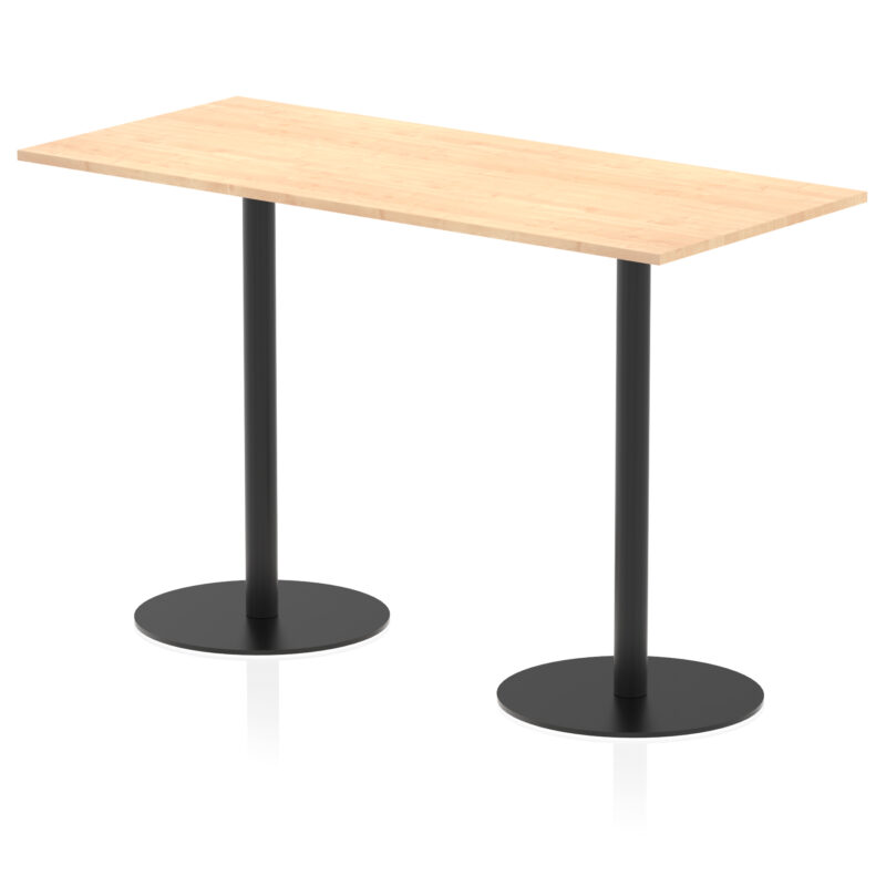 Roma Rectangular Poseur Table Black Leg - Image 46