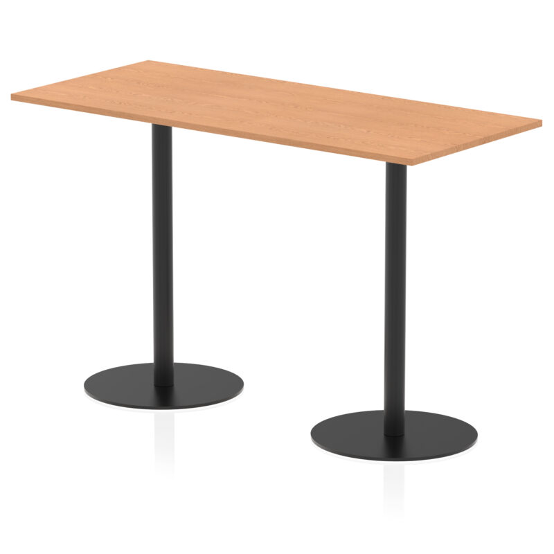 Roma Rectangular Poseur Table Black Leg - Image 47