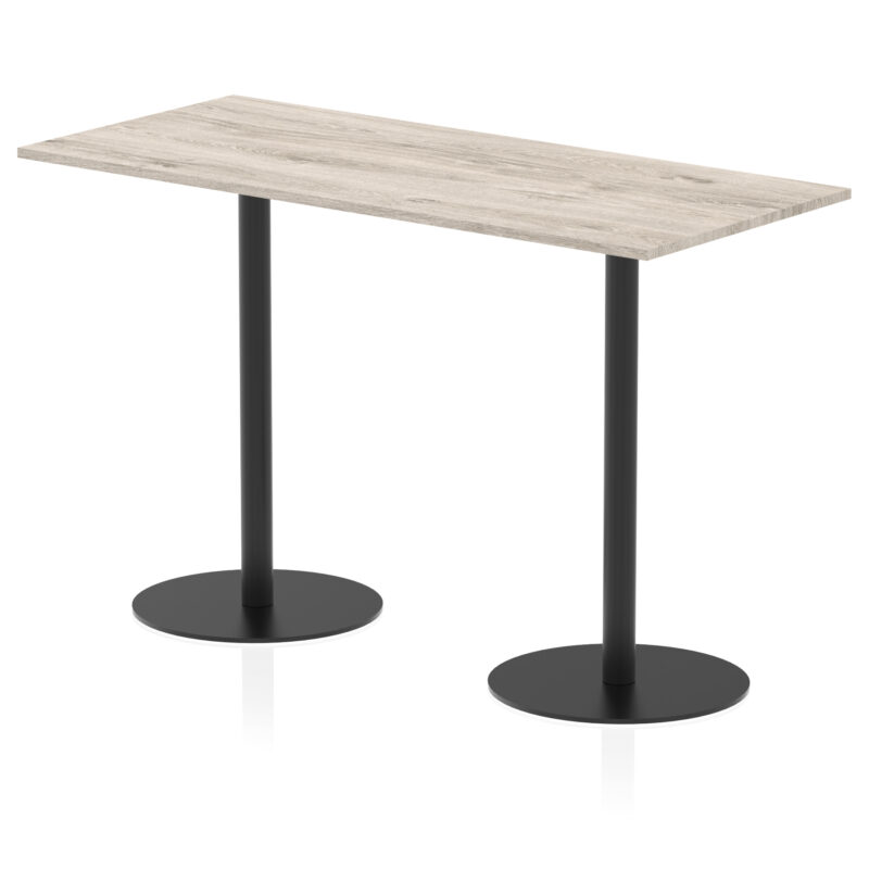 Roma Rectangular Poseur Table Black Leg - Image 48