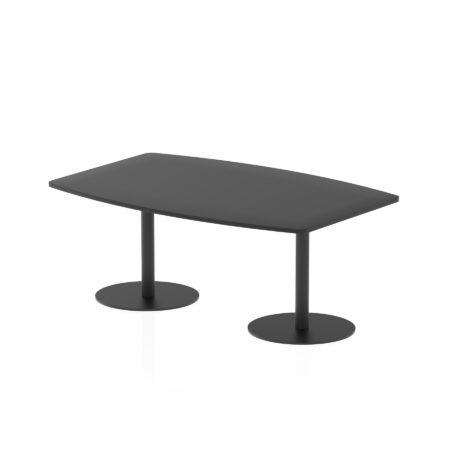 Roma High Gloss Boardroom Table Black Leg