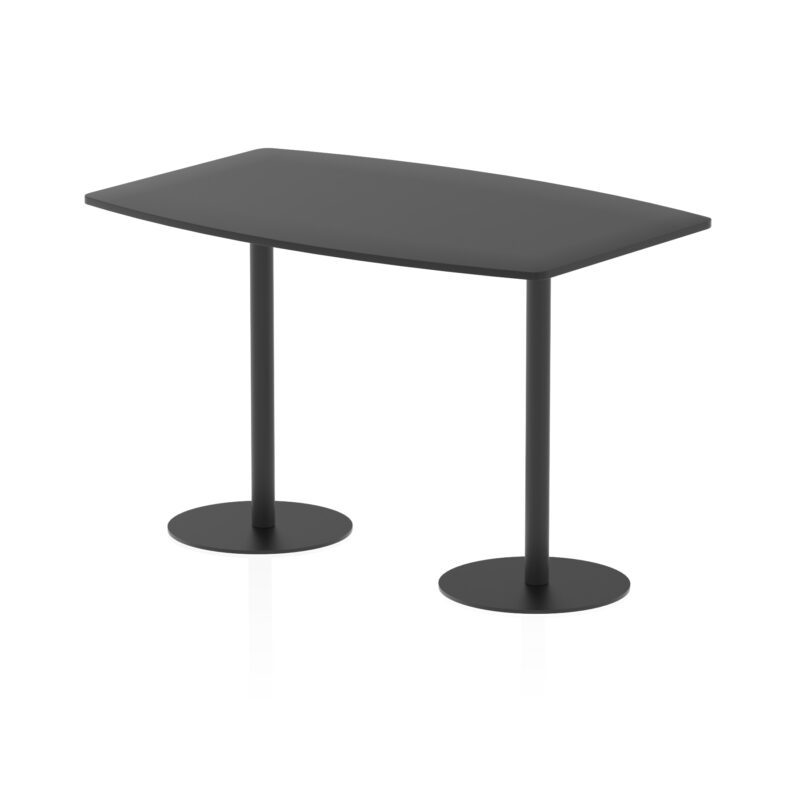 Roma High Gloss Boardroom Table Black Leg - Image 3