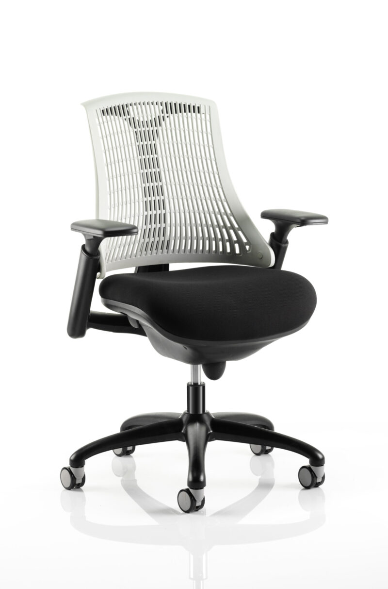 Shift Medium Back Black Frame Task Operator Office Chair with Arms - Image 34