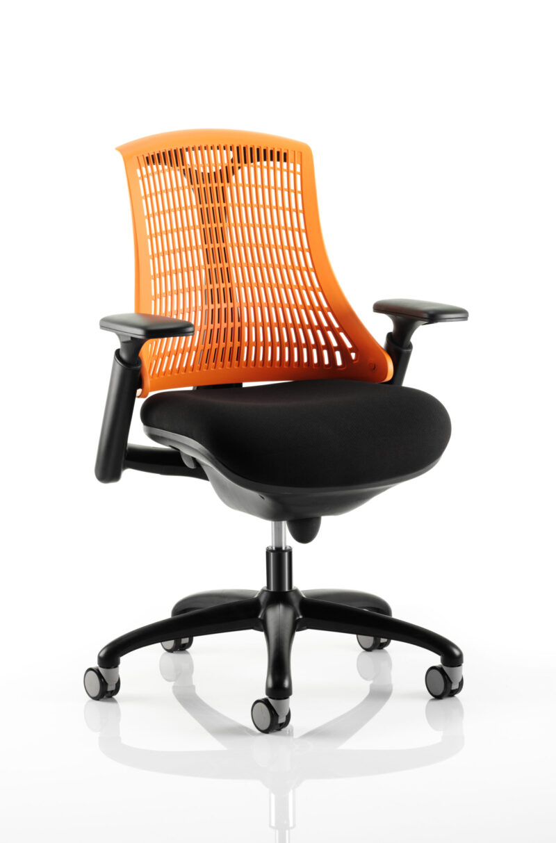 Shift Medium Back Black Frame Task Operator Office Chair with Arms - Image 40