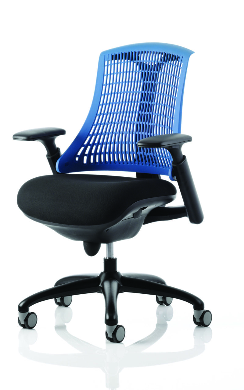 Shift Medium Back Black Frame Task Operator Office Chair with Arms - Image 42