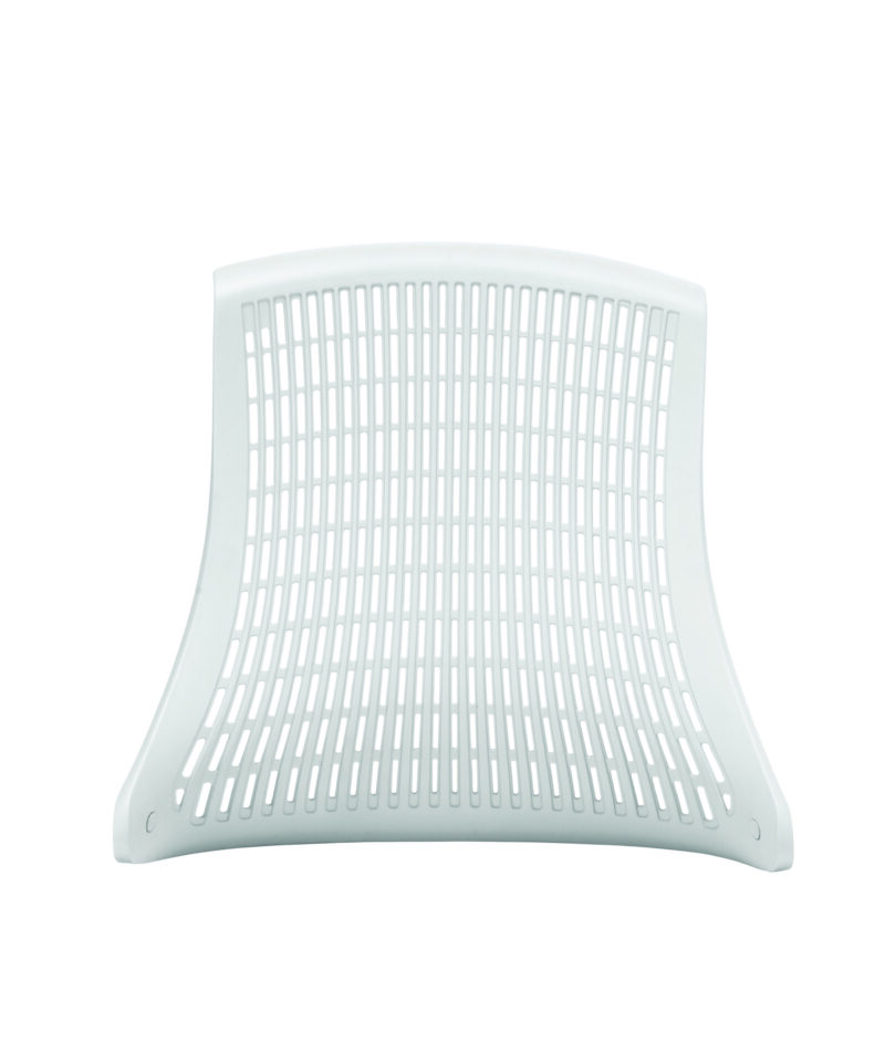 Shift Medium Back White Frame Task Operator Office Chair with Arms - Image 18