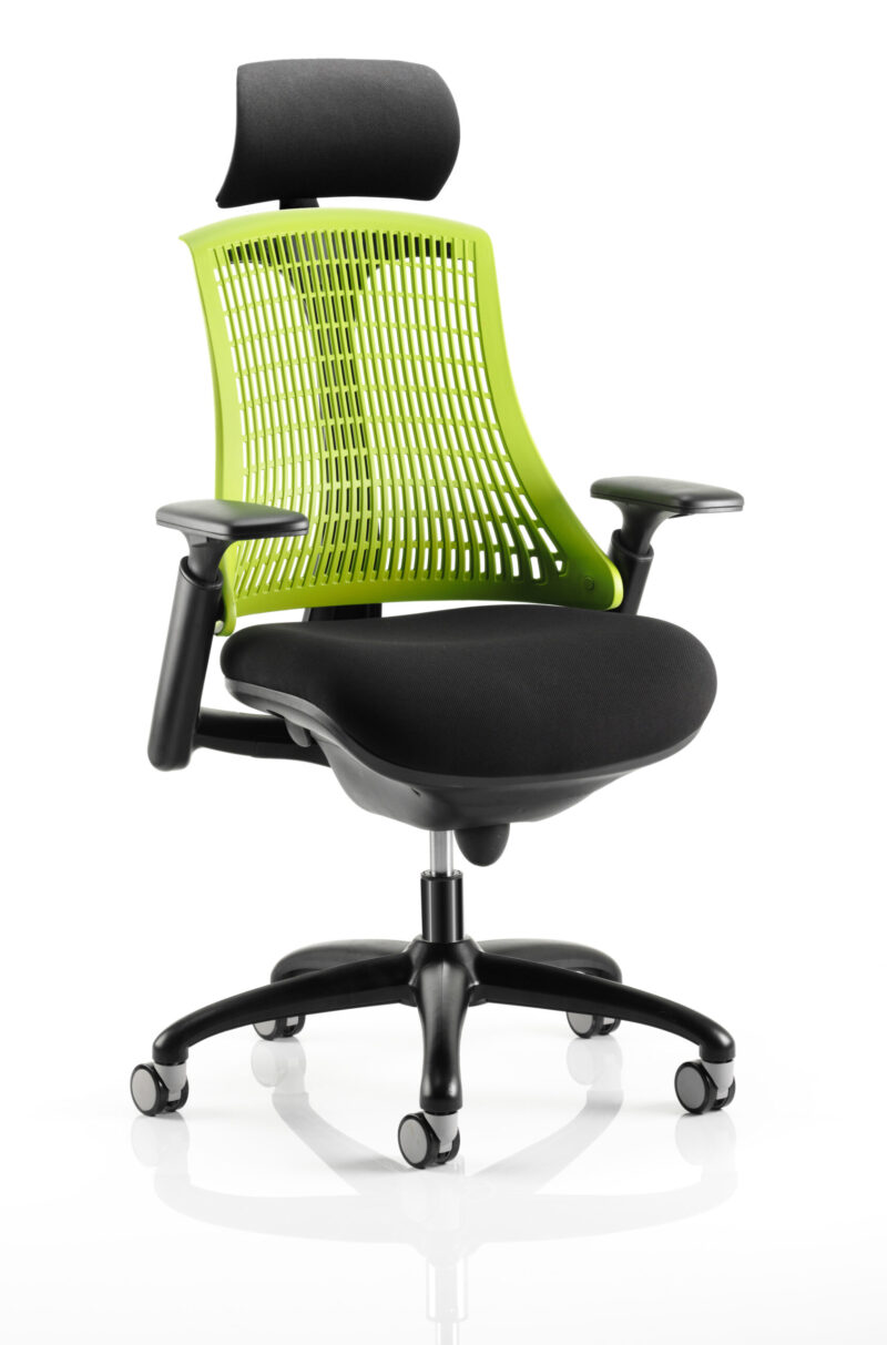 Shift Medium Back Black Frame Task Operator Office Chair with Arms - Image 7