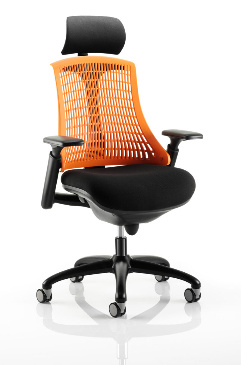 Shift Medium Back Black Frame Task Operator Office Chair with Arms - Image 9