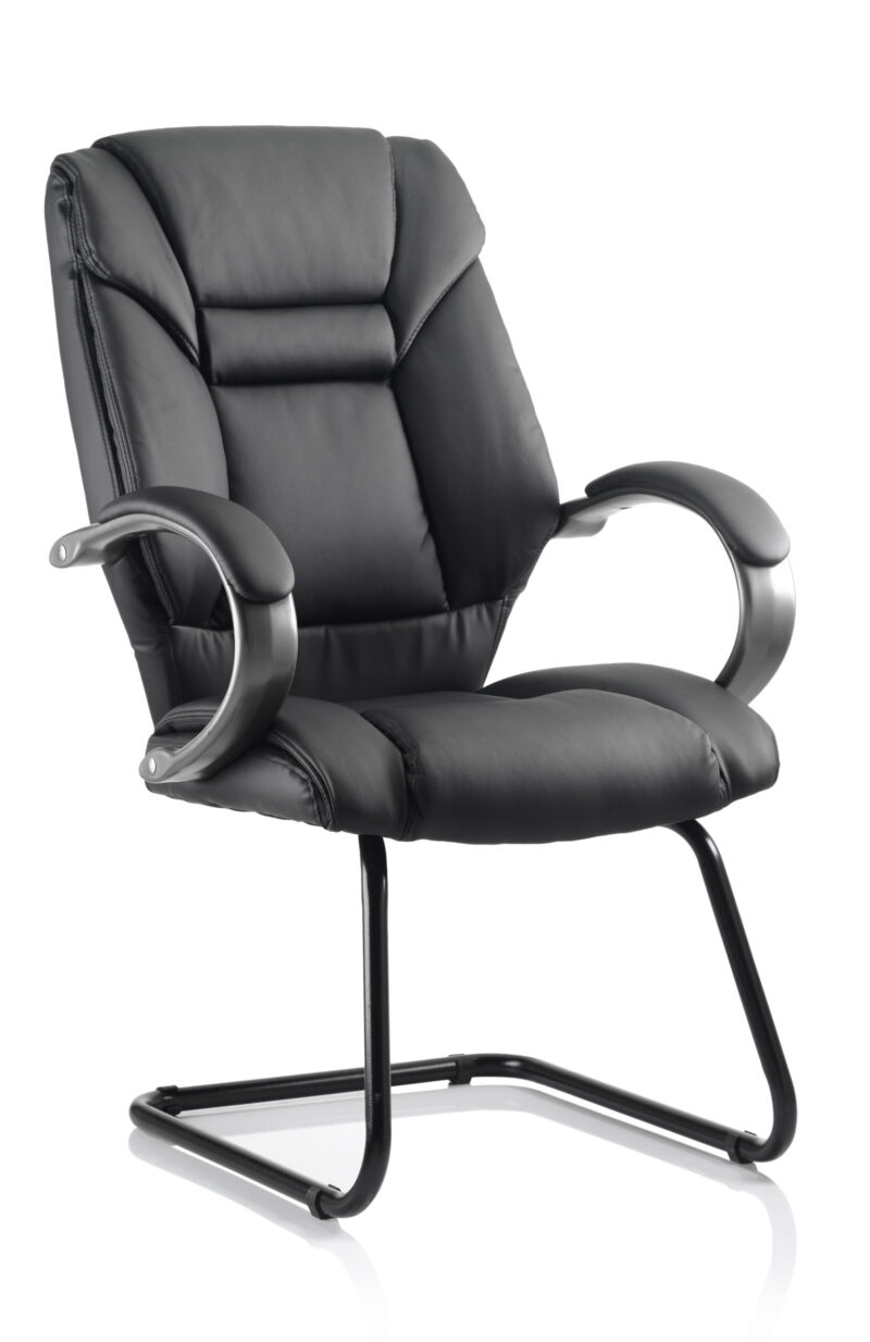 Highland High Back Cantilever Visitor Chair with Arms - Image 3