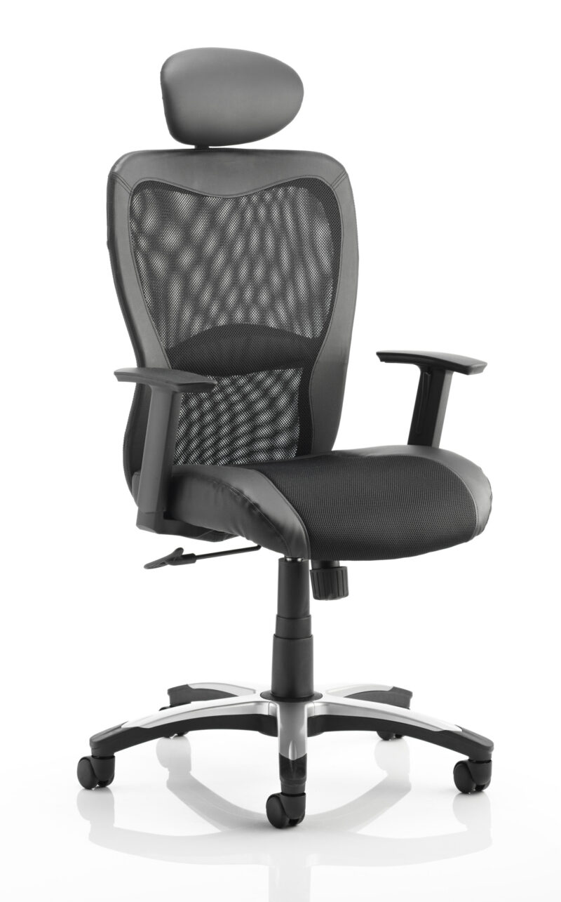 Conquer II Mesh Back Executive Office Chair with Arms - Image 6