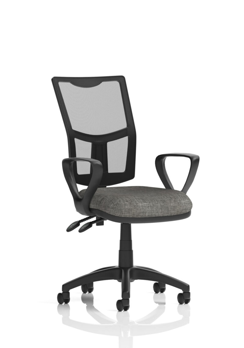 Nova Plus II Medium Mesh Back Task Operator Office Chair - Image 20