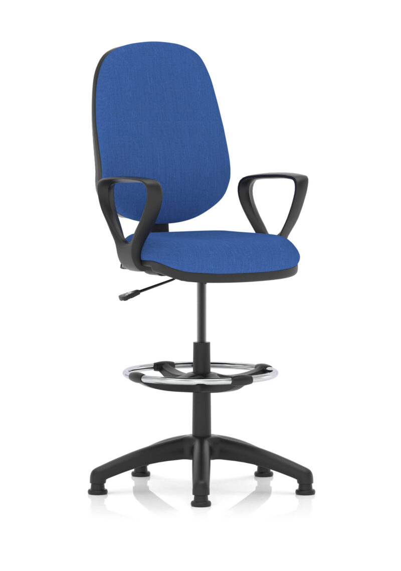 Nova Plus I Medium Back Task Operator Office Chair with Hi Rise Draughtsman Kit - Image 5