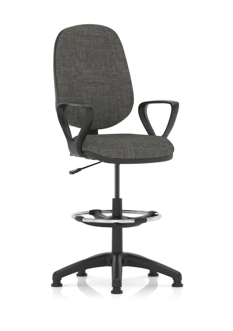 Nova Plus I Medium Back Task Operator Office Chair with Hi Rise Draughtsman Kit - Image 6