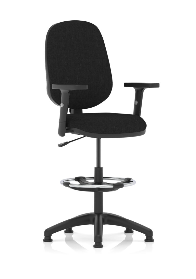 Nova Plus I Medium Back Task Operator Office Chair with Hi Rise Draughtsman Kit - Image 7