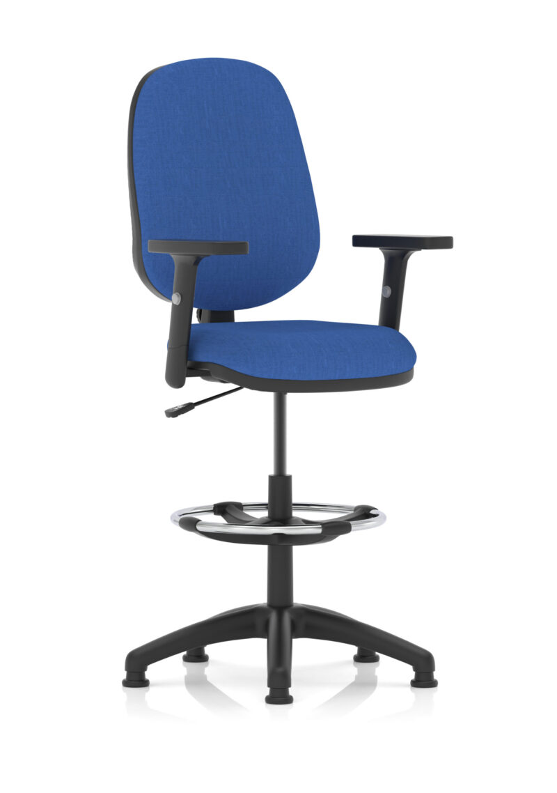 Nova Plus I Medium Back Task Operator Office Chair with Hi Rise Draughtsman Kit - Image 8