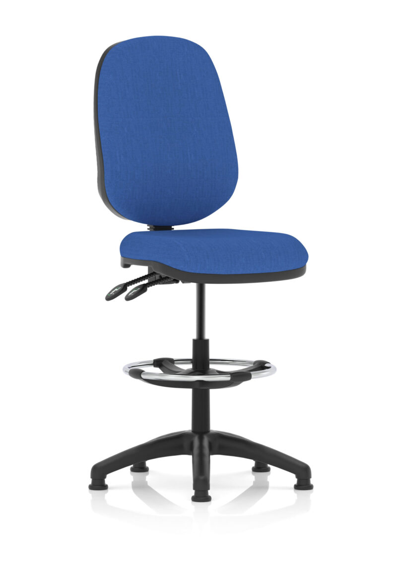 Nova Plus II Task Operator Office Chair with Hi Rise Draughtsman Kit - Image 4