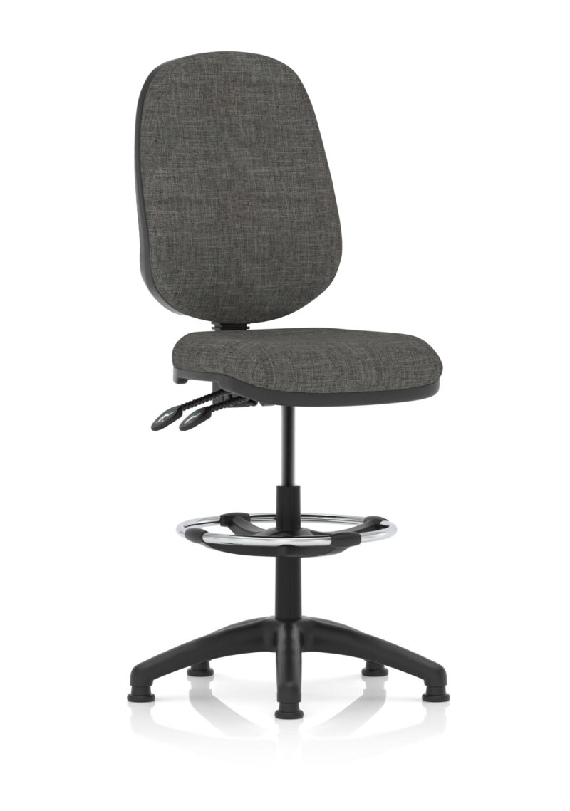 Nova Plus II Task Operator Office Chair with Hi Rise Draughtsman Kit - Image 7